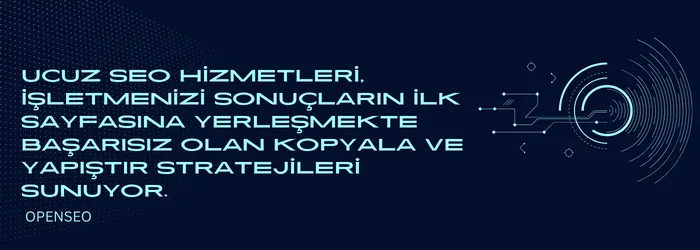 Seo Hizmeti 1 ucuz seo